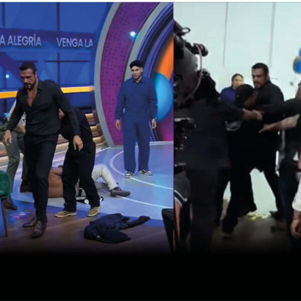 Alberto del Río “El Patrón” se enfrenta a golpes con producción de Venga la Alegría